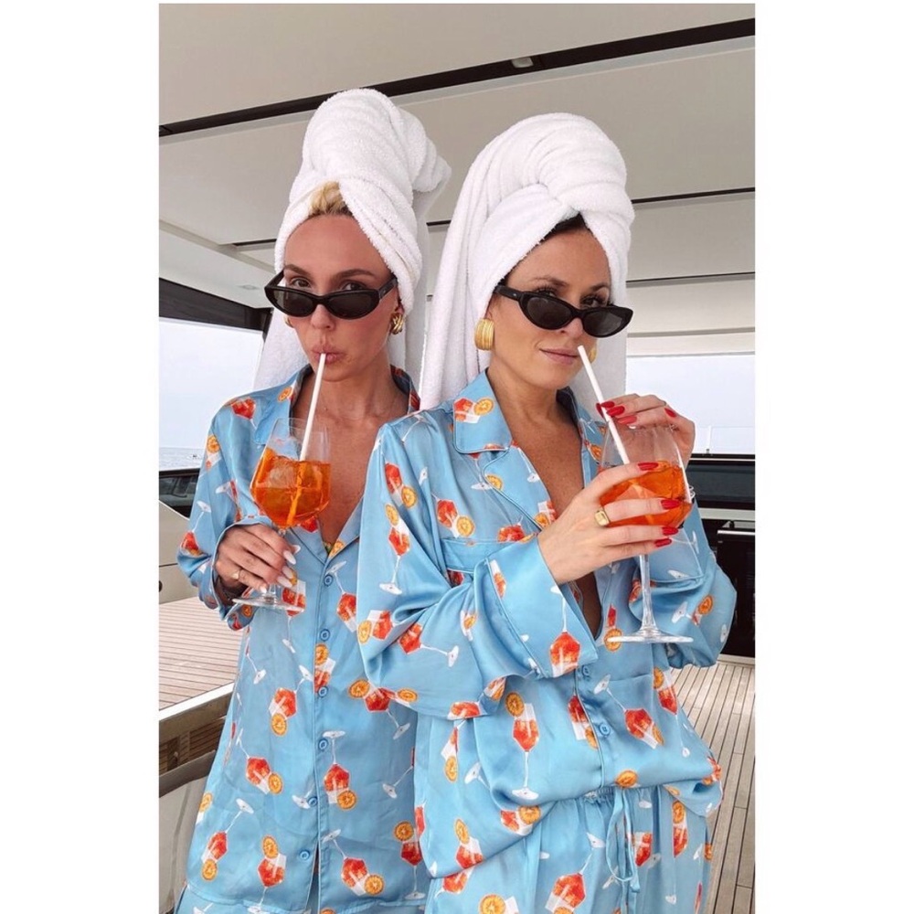 Show Me Your Mumu Classic PJ Set in Saint Spritz Silky M/L